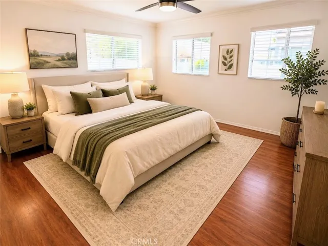 enhanced primary bedroom picture