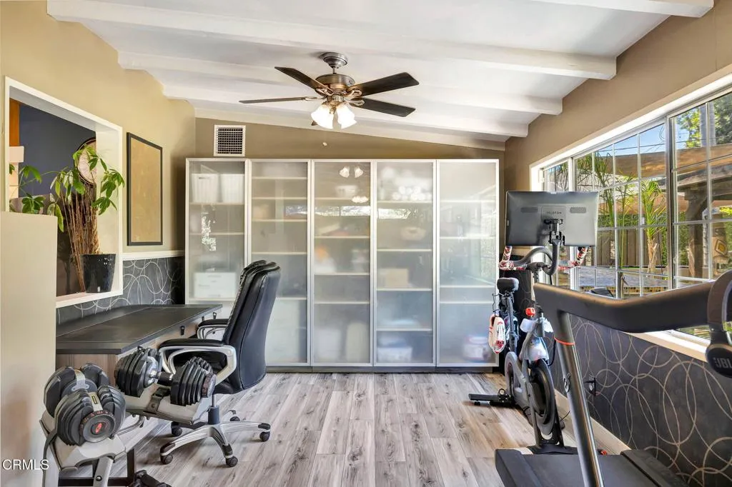 bonus room and wall of storage
