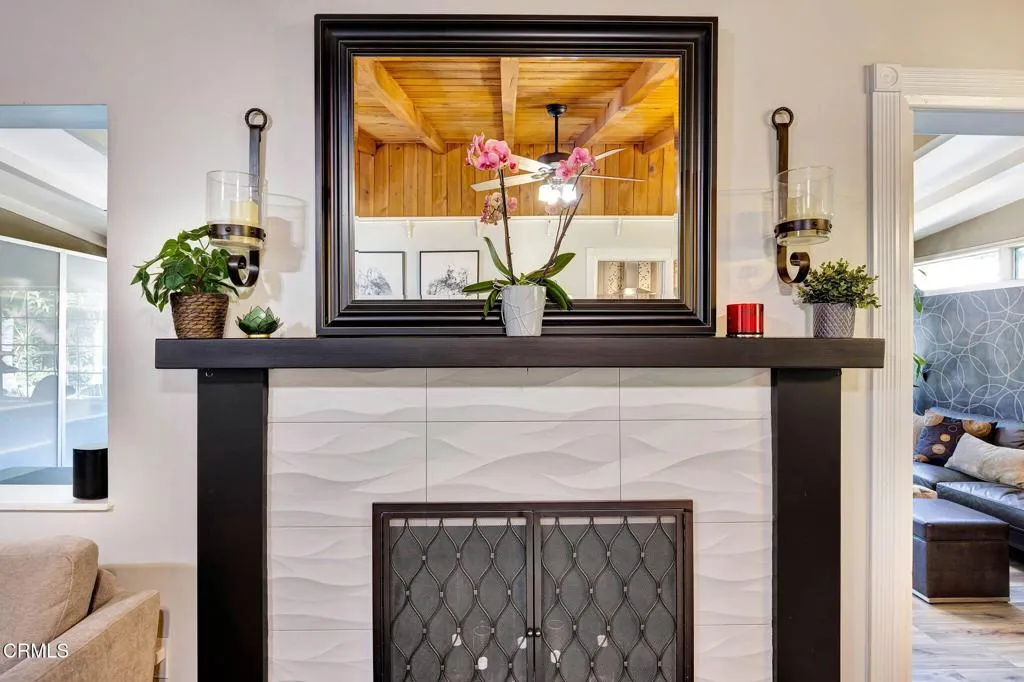 living room fireplace