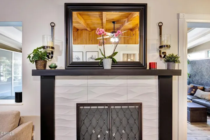 living room fireplace
