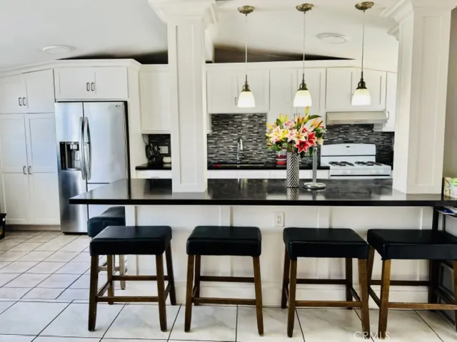 Dining and kitchen integratered concept.