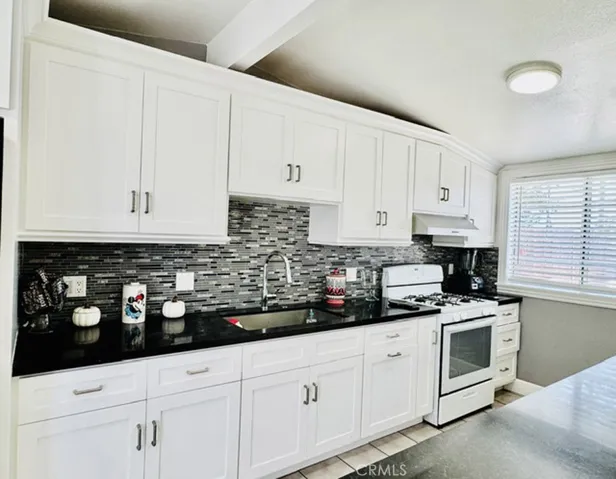 Remodeled kitchen with modern finishes
