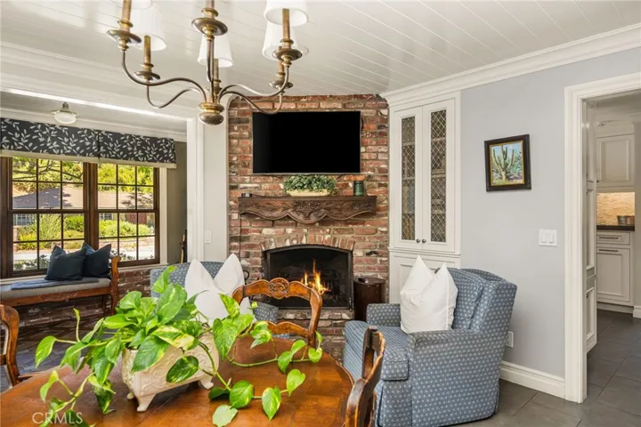 Sitting nook off of Kitchen