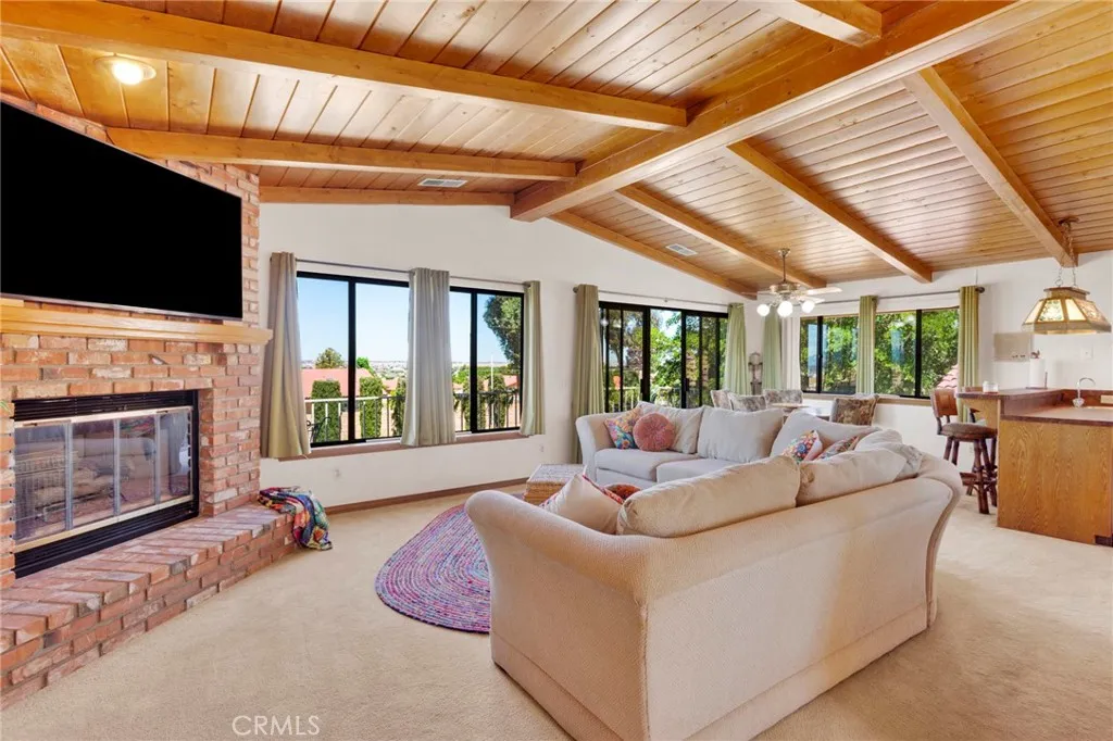 Cozy Loft with Beautiful Brick Fireplace