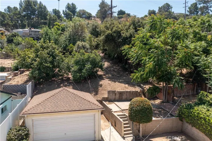Aerial over garage