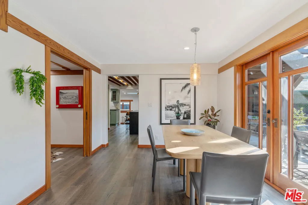 Dining Area Opening to Backyar