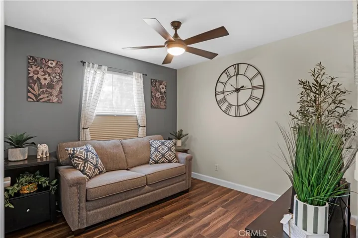 VERSATILE SECOND BEDROOM CURRENTLY USED AS A DEN.