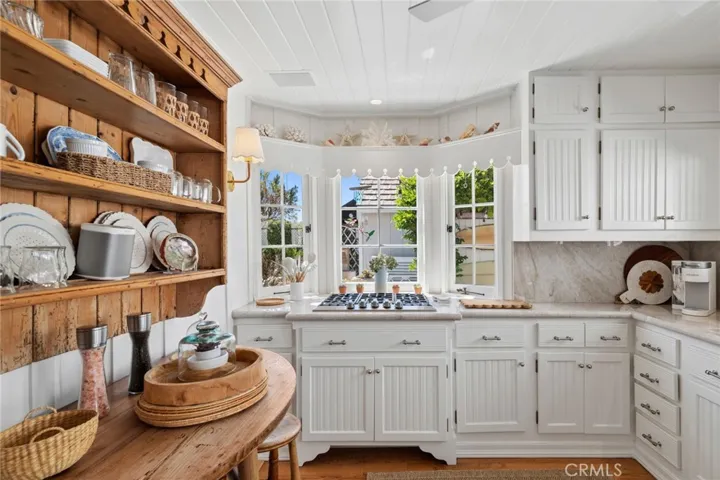 Kitchen with natural light