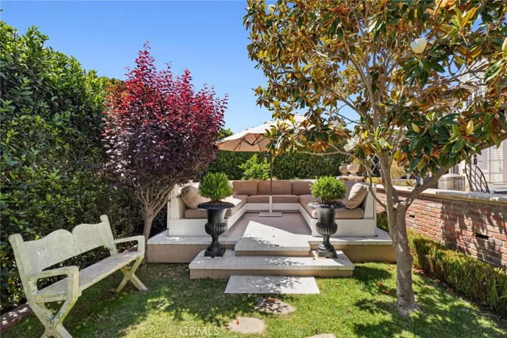 Backyard courtyard