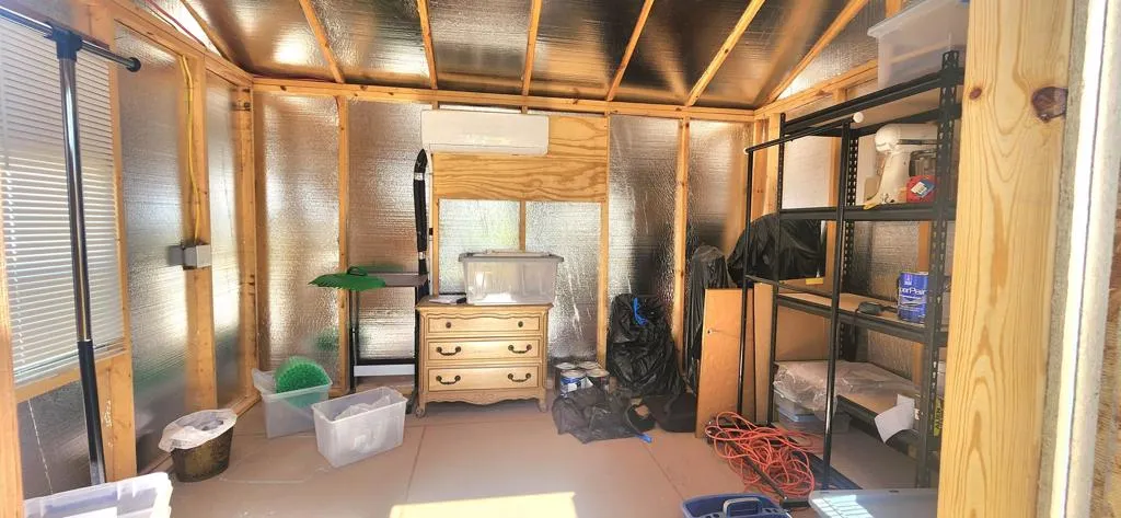 Interior of Shed