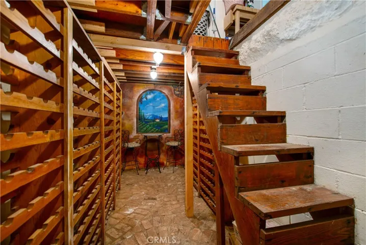 Wine Cellar in garage