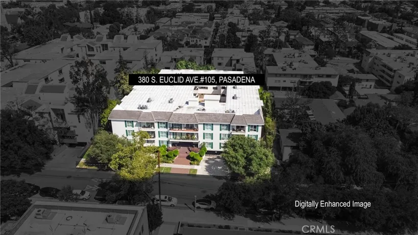 Digitally enhanced image - Aerial View