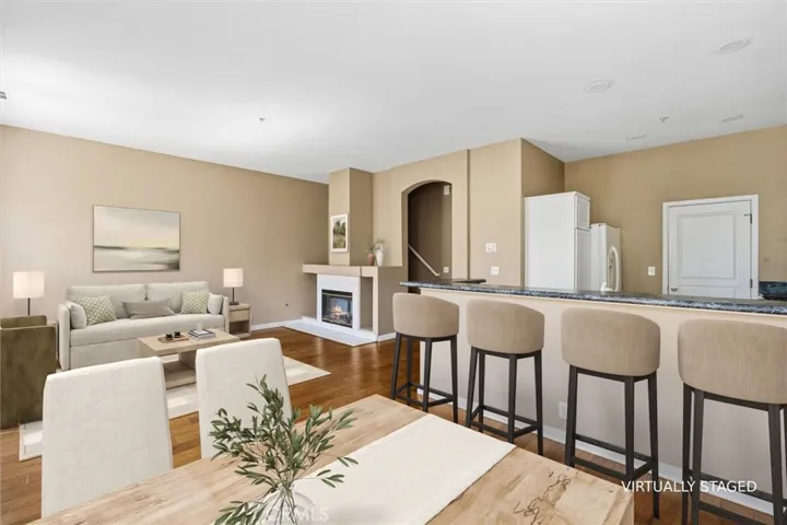 Dining/Living Staged