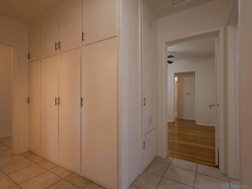 Hallway closets and storage