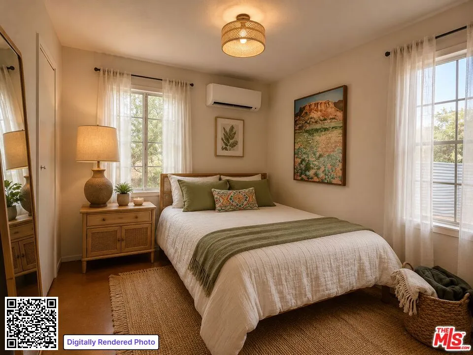 Virtually Staged Bedroom