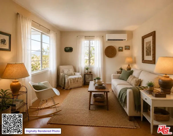 Virtually Staged Living Room