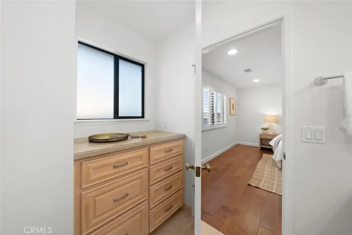 Built in cabinetry in primary bath