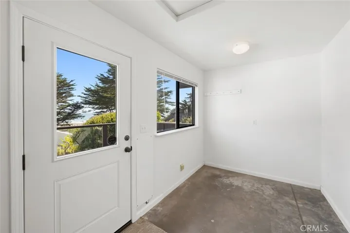 Bonus space in front of garage with ocean views.