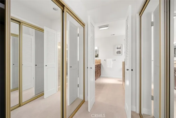 Double closets first bedroom