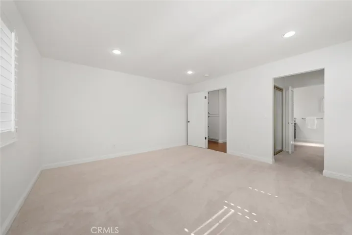 First guest bedroom off first bathroom