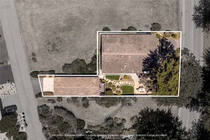 Aerial of lot configuration