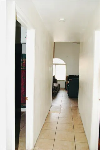 Hallway to living room