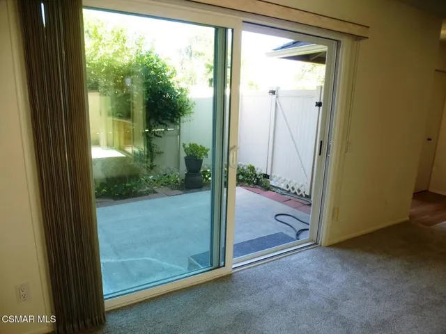 Front patio off living