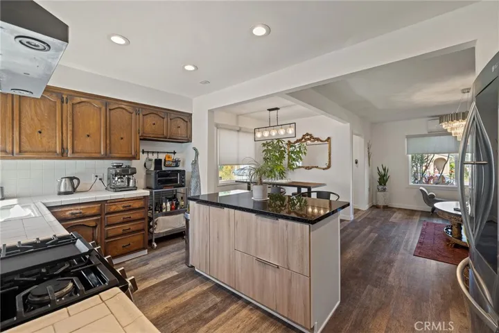 kitchen with island