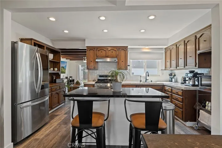 kitchen with island