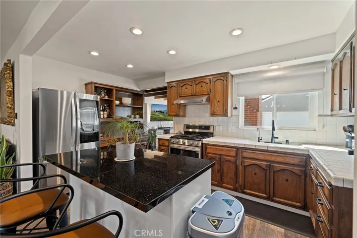 kitchen with island