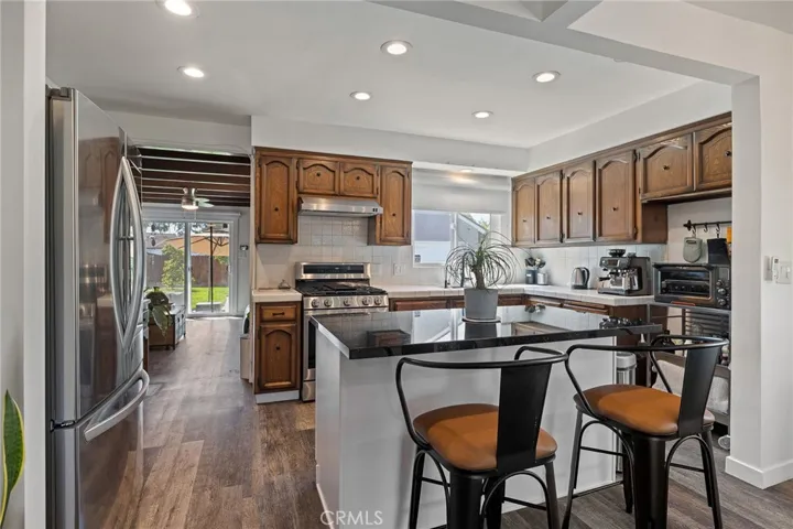 kitchen with island