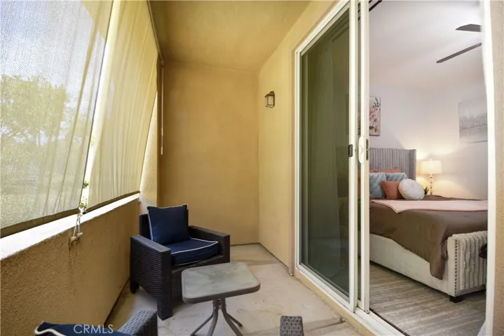 Private patio area off the Primary bedroom
