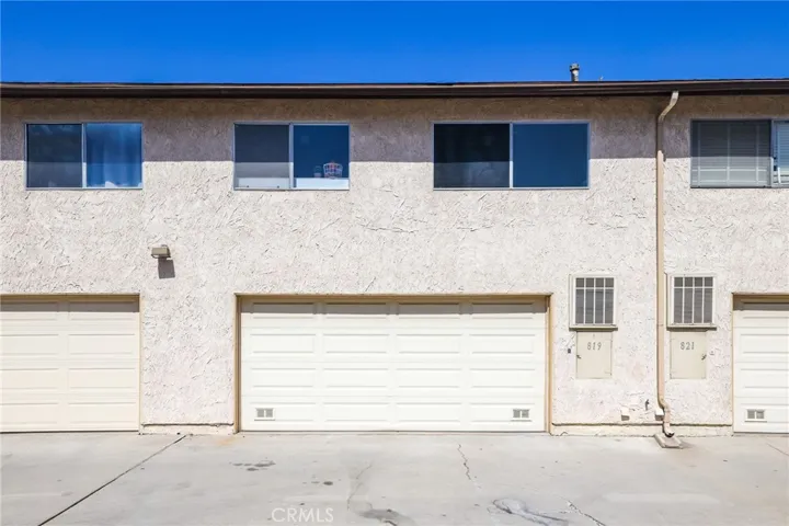 Garage door accessed from the alley