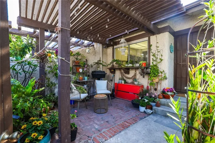 Cozy retreat on the front patio