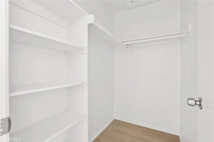 Spacious Walk in closet in the primary bedroom