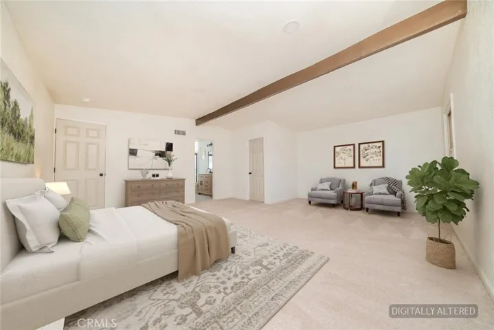 Primary Suite (Disclaimer: Some images have been digitally enhanced with virtual staging to illustrate potential room layouts and furnishings. Actual property condition and features may vary. Buyer to verify all information independently).