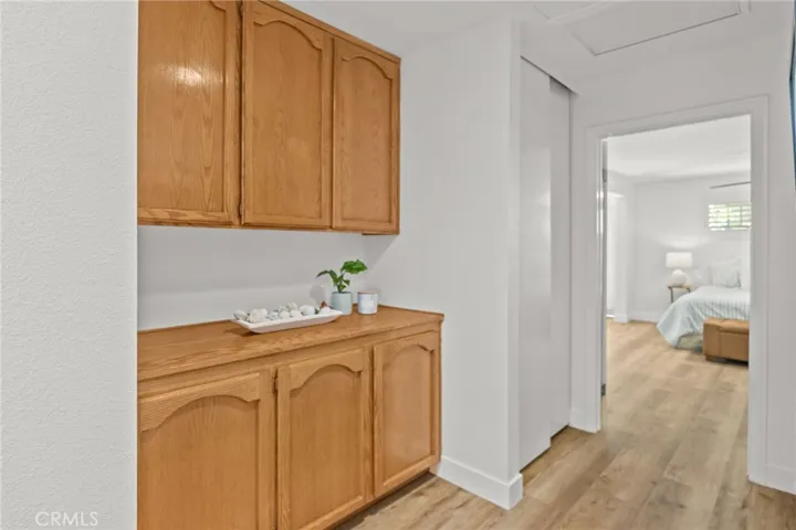 Hallway between bedrooms & bath