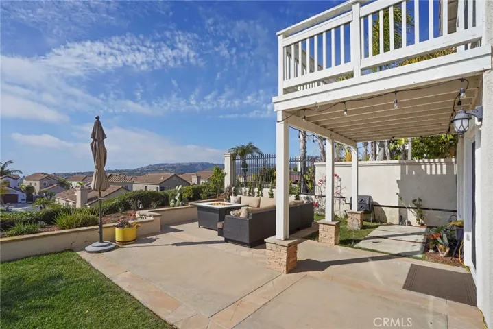 Patio furniture not included