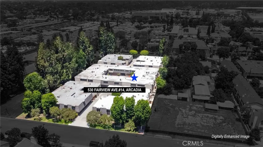 Digitally enhanced image - Aerial View