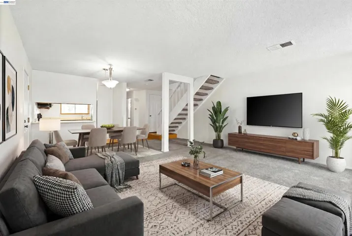 AI enhanced image, room is vacant