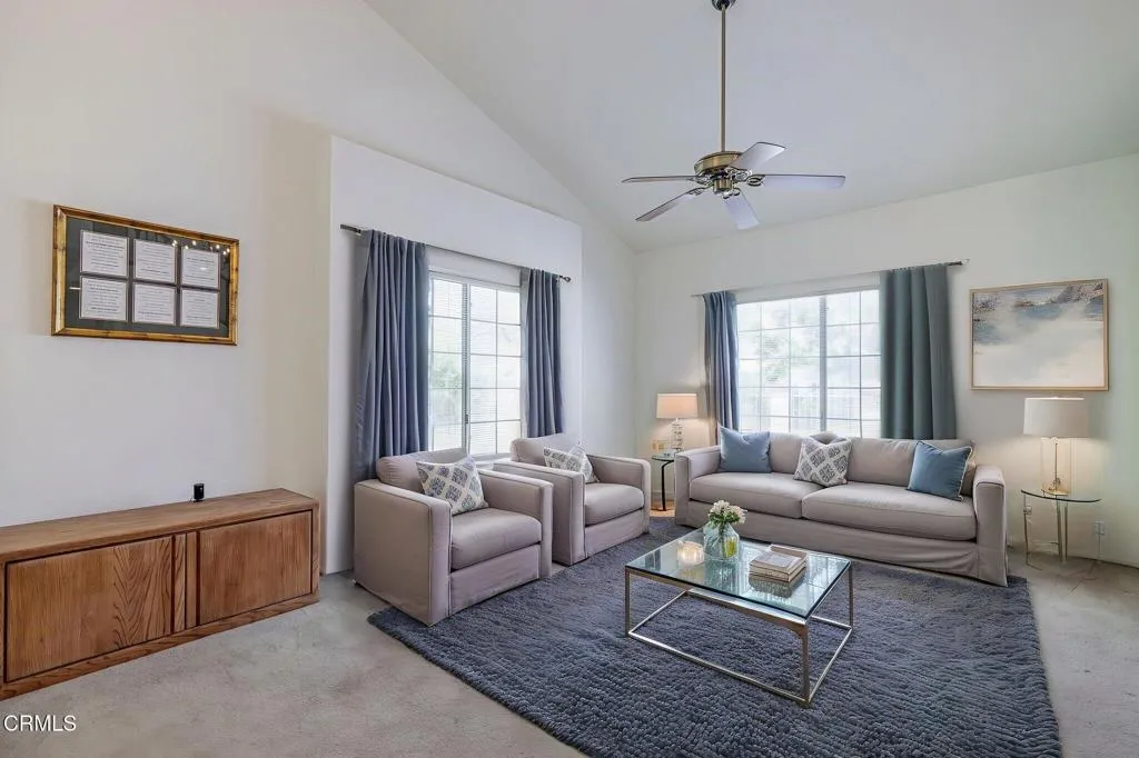 Formal Living Virtual Staged