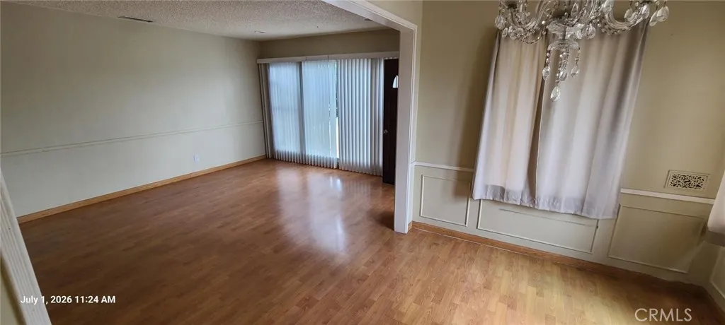 Living room and dinning room