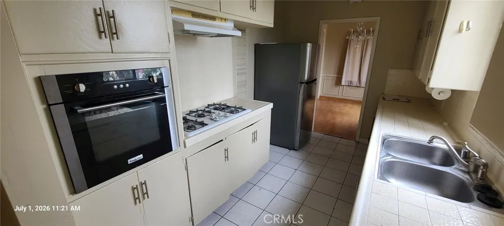 Kitchen with Refrigerator.