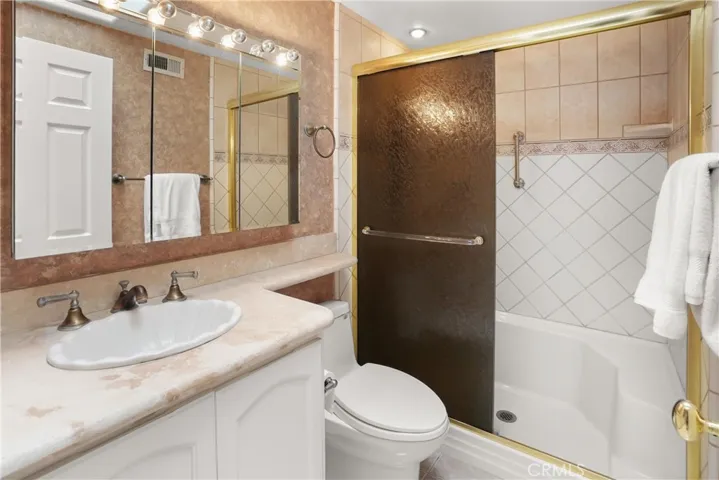 Upgraded master bath
