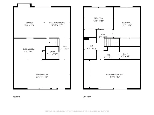 1st and 2nd level floorplan