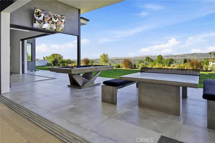 Magnificent Loggia -Image on TV is digitally enhanced