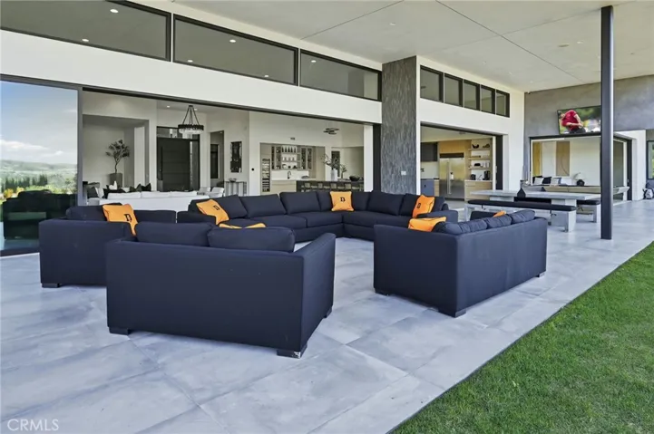 Seamless indoor - outdoor entertaining