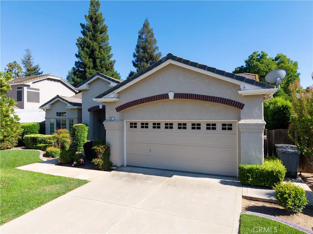 Front Exterior of house and garage