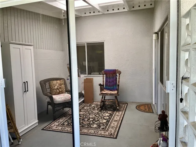 Screened patio