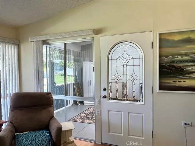 New custom front door.